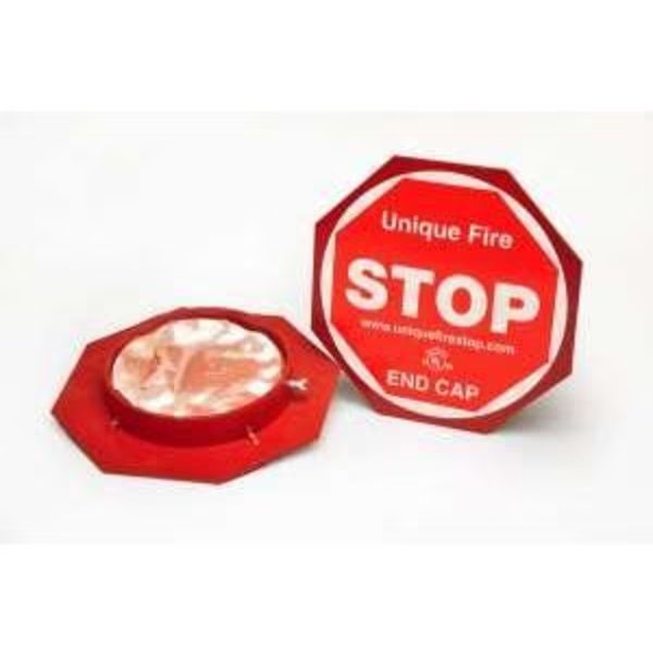 Threaded Endcaps for Empty  4 Inch Diameter Threaded Firestop Sleeve, Unique Fire Stop Products, Mfr#: TEC-4